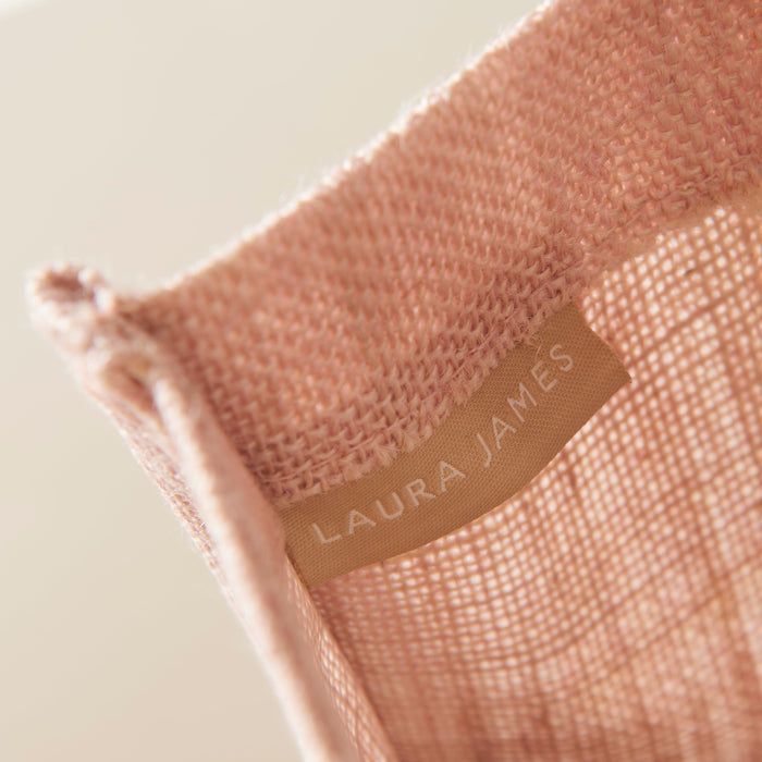 Jute Bag - Blush Pink - Laura James