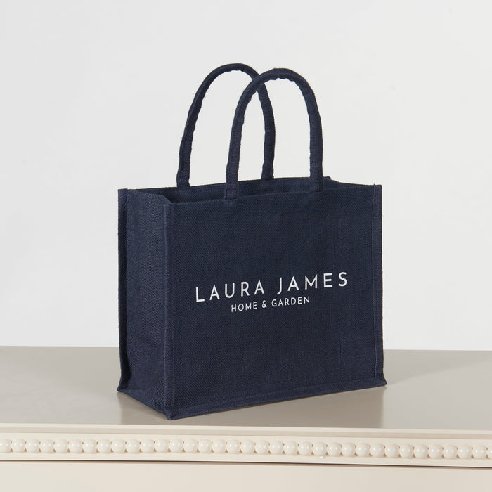 Jute Bag - Ink - Laura James