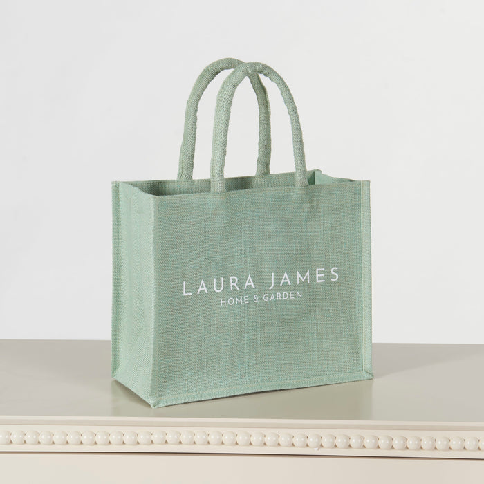 Jute Bag - Sage - Laura James