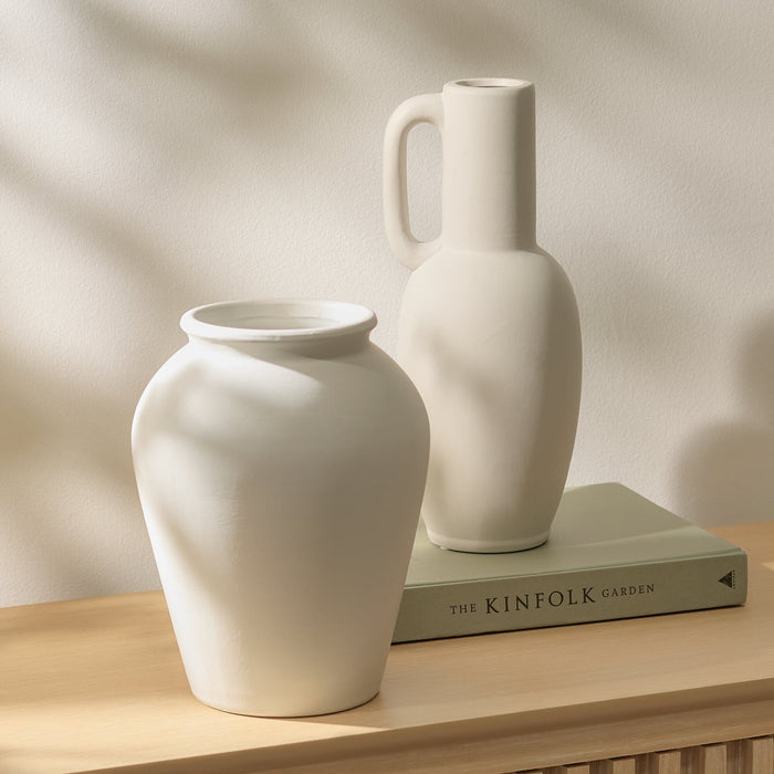 Kalera 23cm Terracotta Vase - Olive - :aura James
