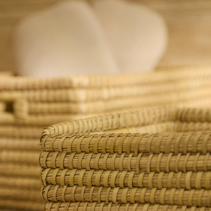 Kalna 45x35cm Rectangular Sea Grass Basket - Natural - Laura James