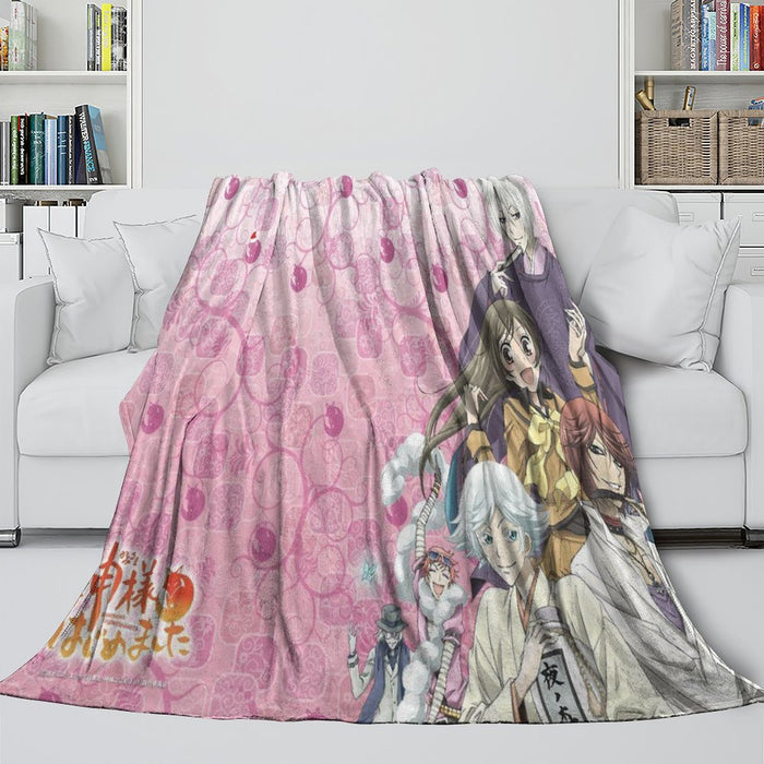 Kamisama Kiss Blanket Flannel Fleece Throw Room Decoration