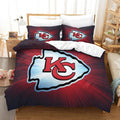 Kansas City Chiefs Duvet Cover Kids Room Bedding Set Without Filler