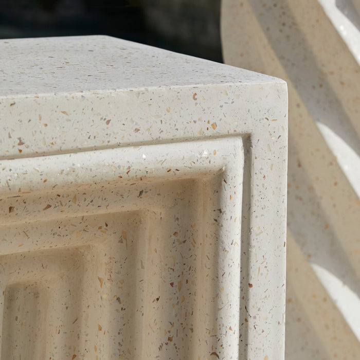 Karasi_30cm_Side_Table_Paprika_Terrazzo