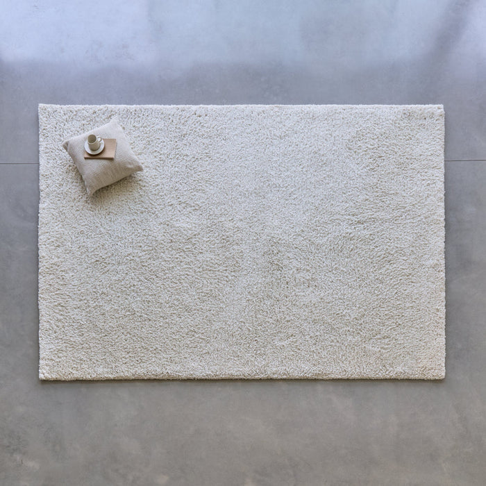 Kingsley Polyester Rug 200x290cm - Off White - Laura James