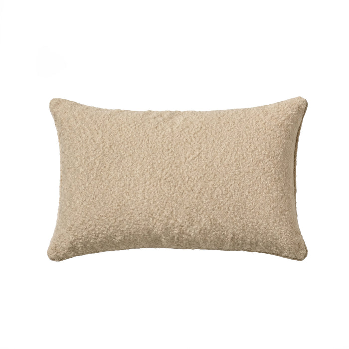 Knightsbridge 35x55cm Cushion Cover - Natural Boucle - Laura James