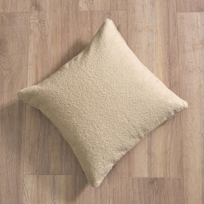 Knightsbridge 45x45cm Cushion Cover - Natural Boucle - Laura James