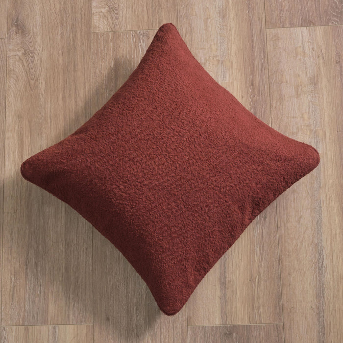 Knightsbridge 45x45cm Cushion Cover - Russet Boucle - Laura James