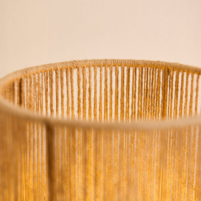 Konduru Natural Jute & Mango Wood Table Lamp - 30cm - Laura James
