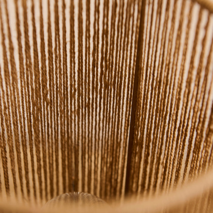 Konduru Natural Jute & Mango Wood Table Lamp - 30cm - Laura James
