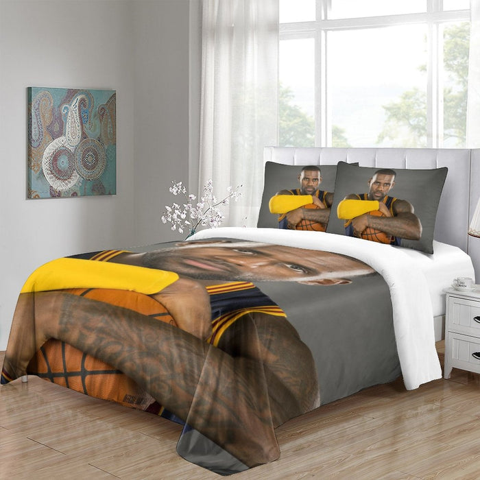Lakers LeBron Raymone James Bedding Set Kids Duvet Cover