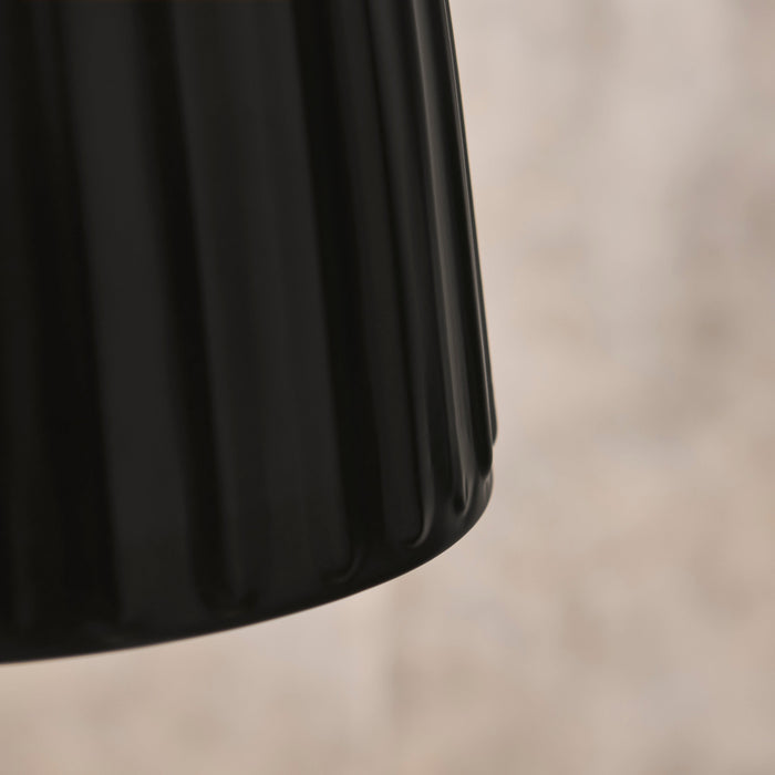 Lambeth 38.5cm Pendant Light - Black - Laura James