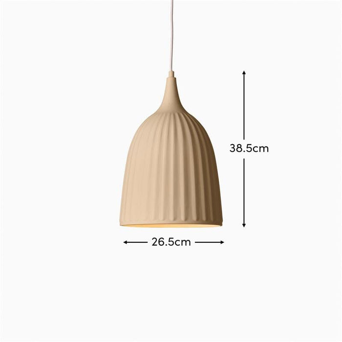 Lambeth 38.5cm Pendant Light - Off White - Laura James