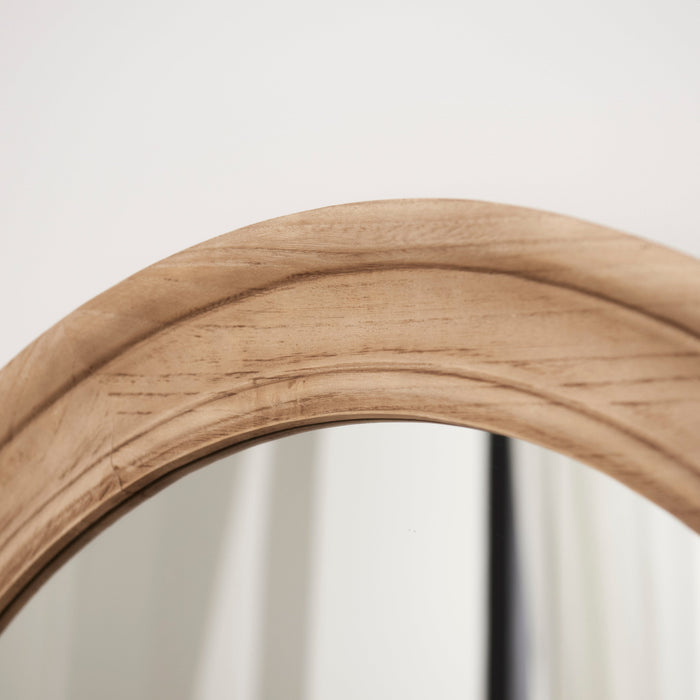 Langton 75cm Wooden Mirror - Natural - Laura James