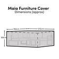 Garden Furniture Cover - Maia Corner Sofa Set - Laura James