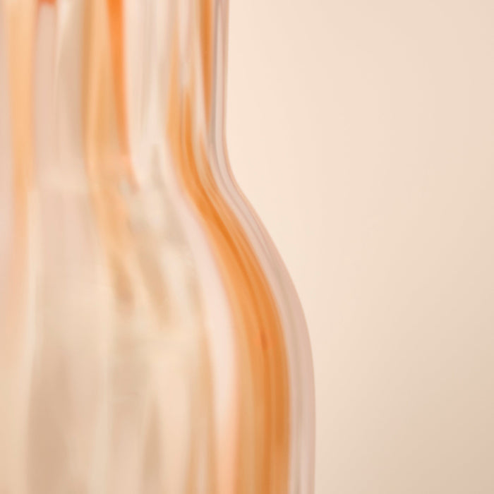 Lazio 24cm Carafe Glass Jug - Blush Pink Confetti - Laura James
