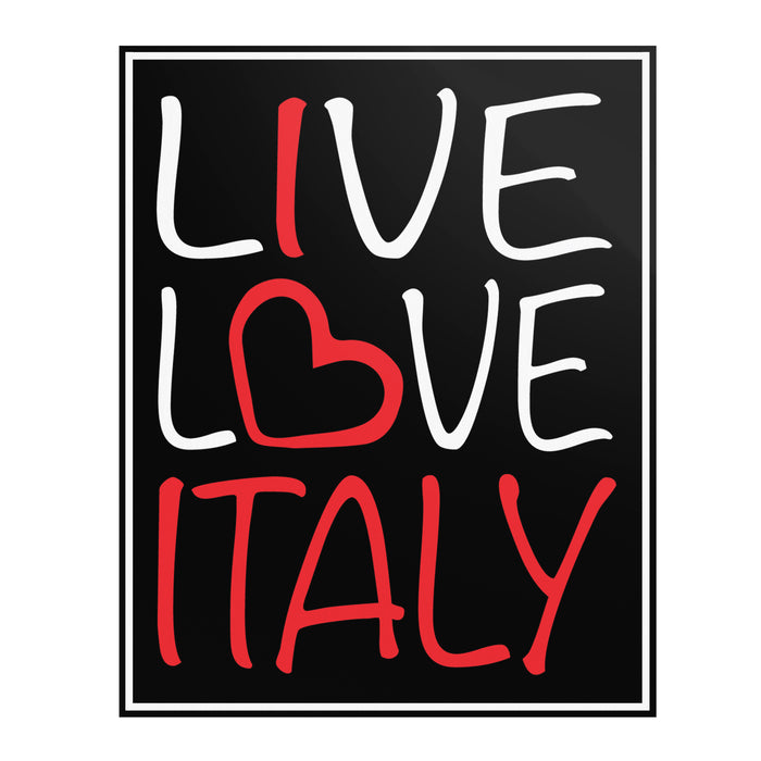 Live Love Italy Poster 16" x 20"