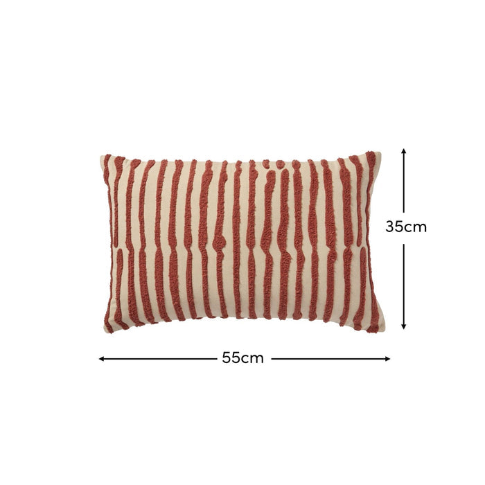 Lohara 35 x 55cm Cushion Cover - Paprika - Laura James