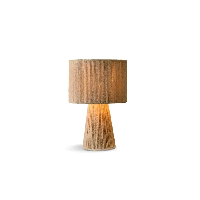 Lohi 52cm Table Lamp - Natural Chenille - Laura James