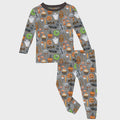 Long Sleeve Pajama Set Halloween Treats