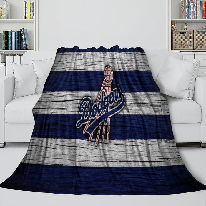 Los Angeles Dodgers Blanket Flannel Throw Kids Room Decoration