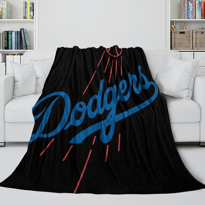 Los Angeles Dodgers Blanket Flannel Throw Kids Room Decoration