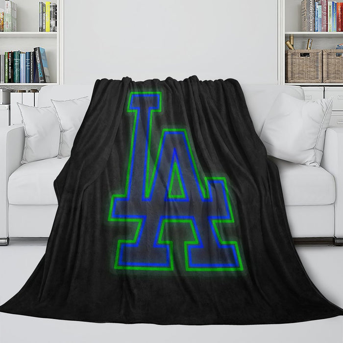 Los Angeles Dodgers Blanket Flannel Throw Kids Room Decoration
