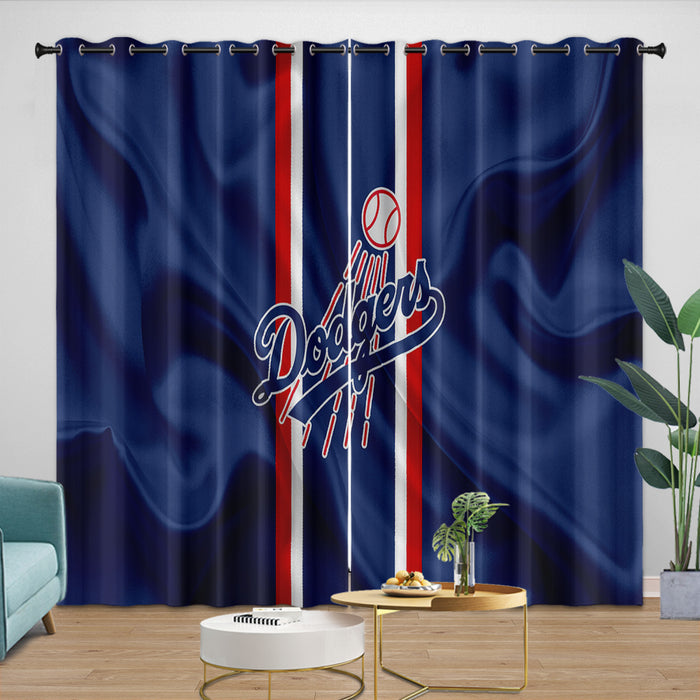 Los Angeles Dodgers Curtains Blackout Window Drapes Kids Room Decoration