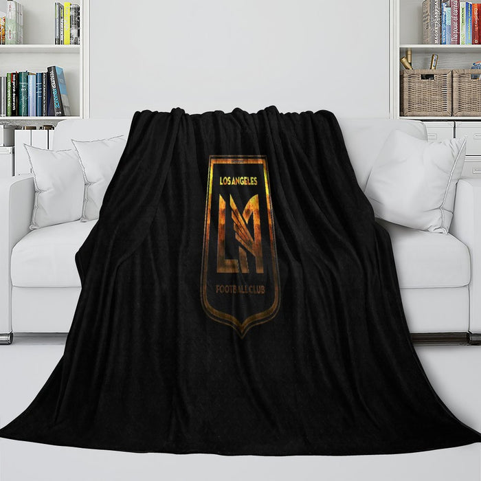 Los Angeles FC Blanket Flannel Fleece Throw Room Decoration