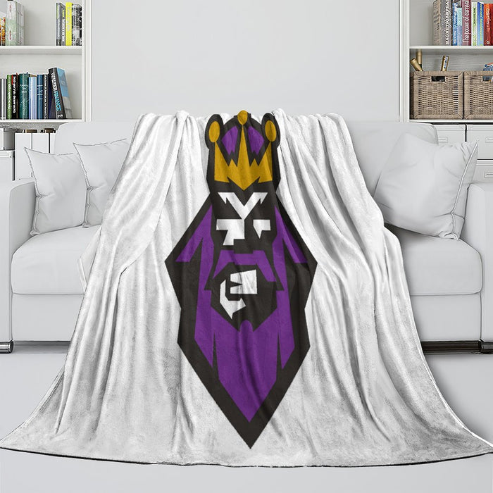 Los Angeles Kings Blanket Flannel Throw Kids Room Decoration