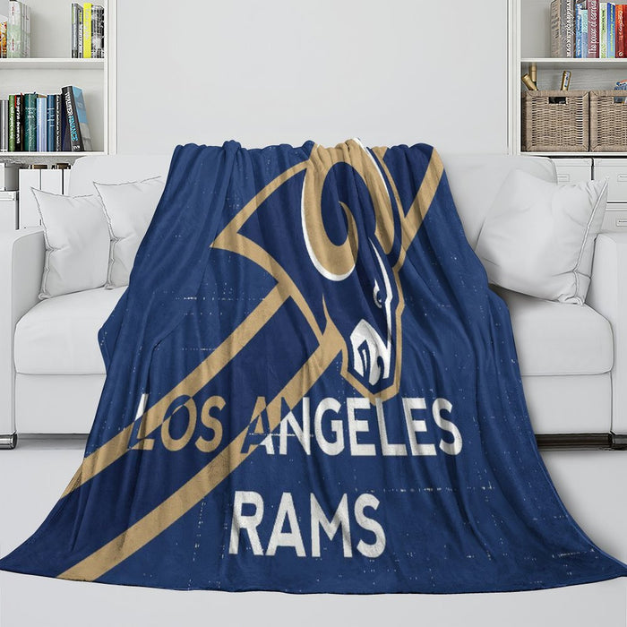 Los Angeles Rams Blanket Flannel Fleece Throw Room Decoration