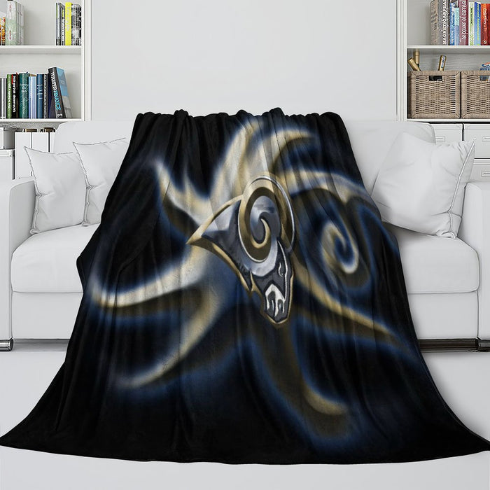 Los Angeles Rams Blanket Flannel Fleece Throw Room Decoration