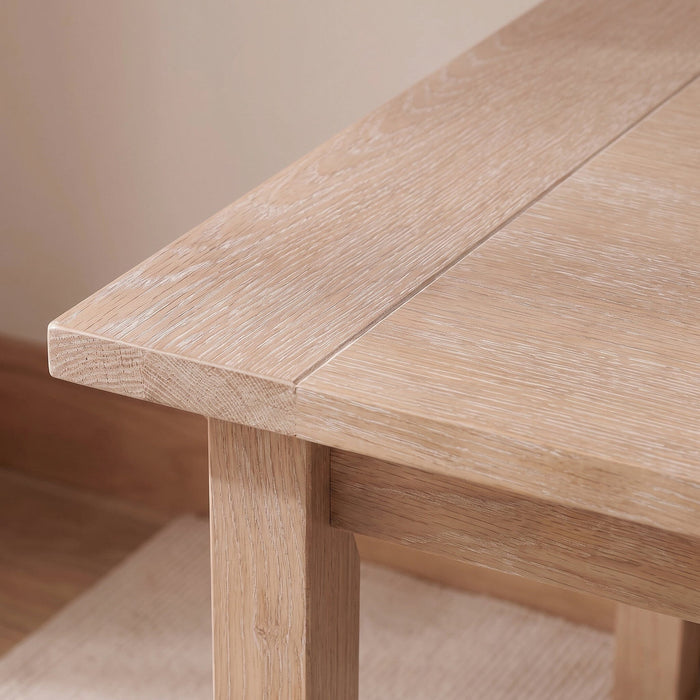 Lowell Whitewash Oak Desk - Whitewash Top - Laura James