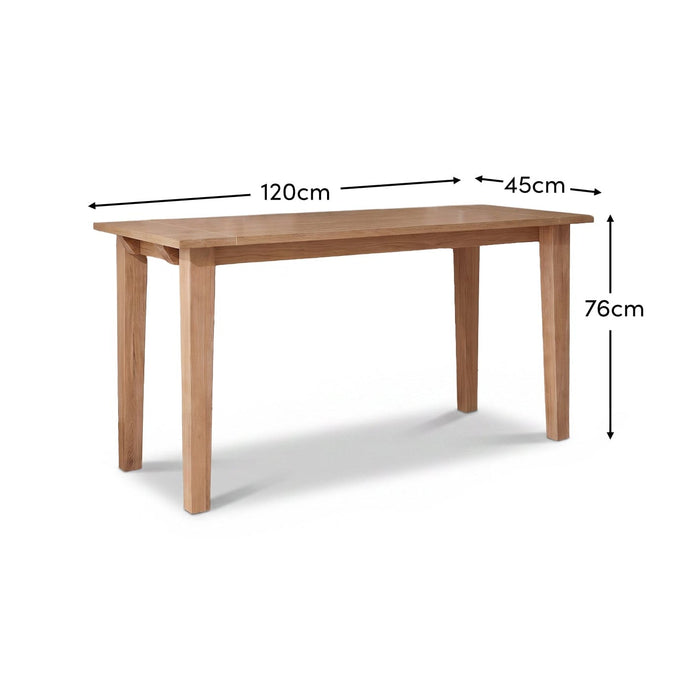 Lowell Whitewash Oak Desk - Whitewash Top - Laura James