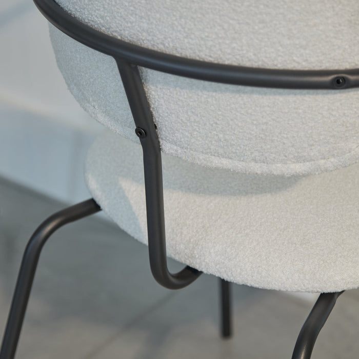 Luca Dining Chairs - Set of 4 - Light Beige - Laura James