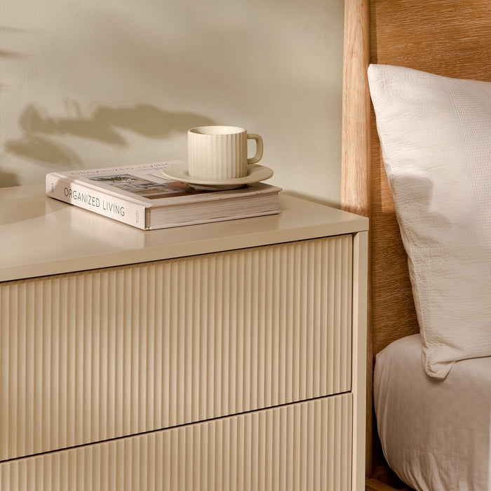 Luella 80cm 3 Drawer Chest of Drawers - Driftwood - Laura James
