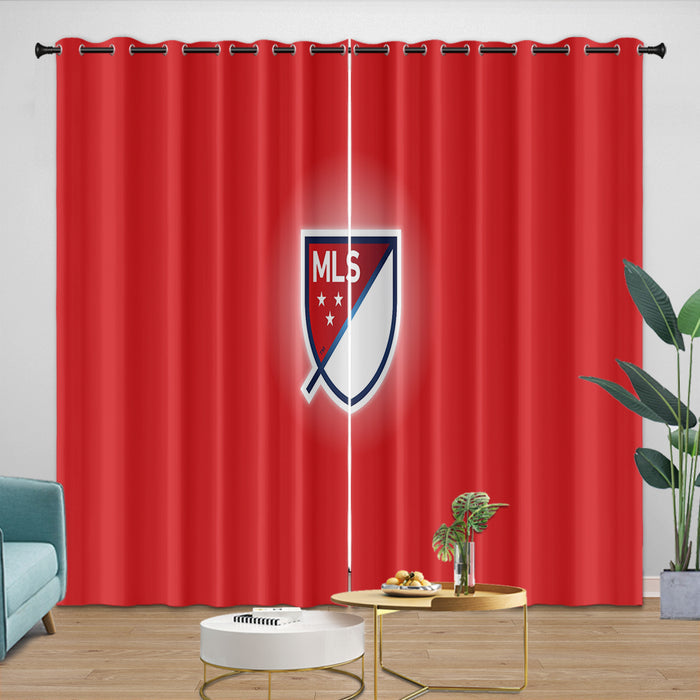 Major League Soccer MLS Curtains Blackout Window Drapes Room Decoration