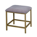 Marie dressing table stool - grey