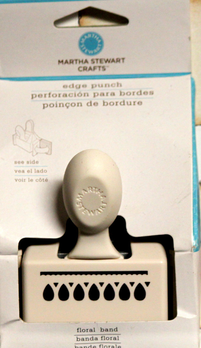 Martha Stewart Floral Band Edge Paper Punch