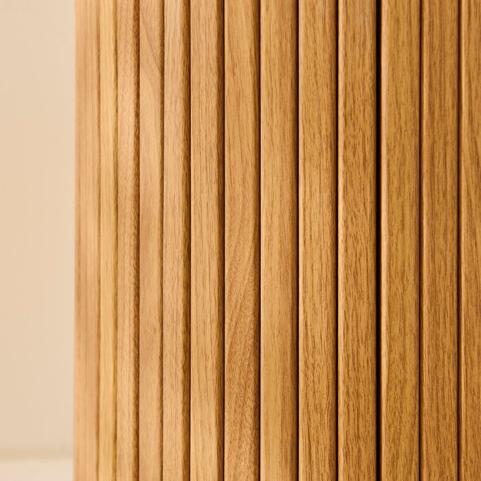Matius Black Seasoned Oak 1 Right Door Bedside Table - Laura James