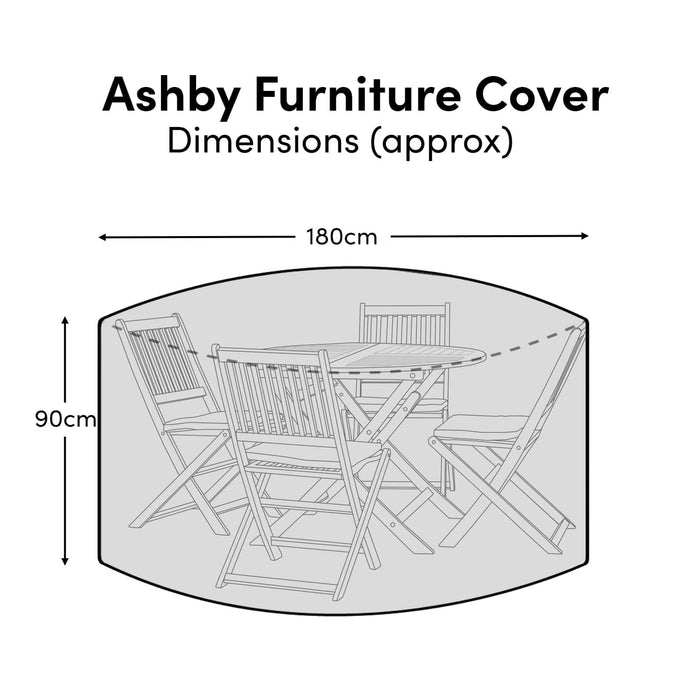 Medium Round Garden Furniture Cover - Ashby - Kemble -  Ezra - Laura James