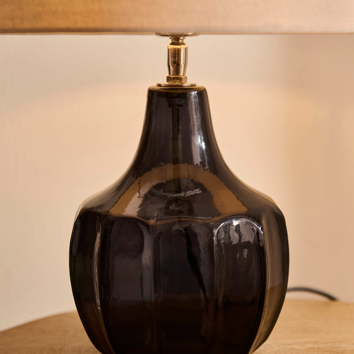 Midford_22cm_Glass_Table_Lamp_Base_Dark_Grey-1 - Laura James