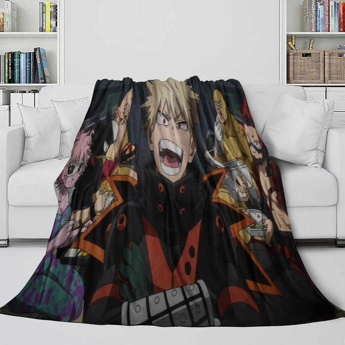 My Hero Academia You're Next Blanket Flannel Throw Room Decoration