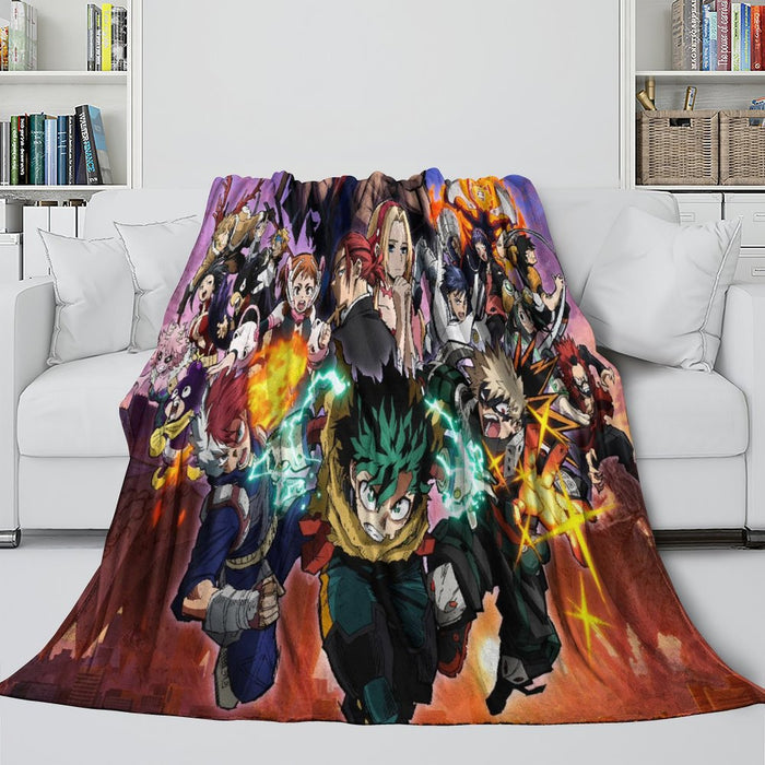 My Hero Academia You're Next Blanket Flannel Throw Room Decoration