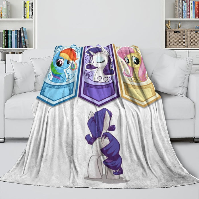 My Little Pony Blanket Flannel Fleece Throw Room Decoration