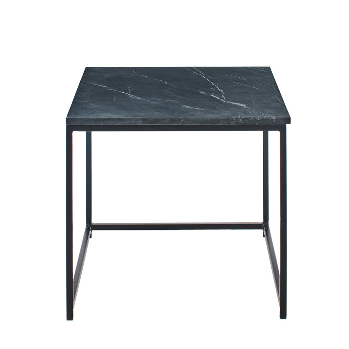 Nesting Black Marble Square Coffee Table - Laura James
