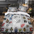 National Hockey League NHL Duvet Cover Bedding Set Without Filler