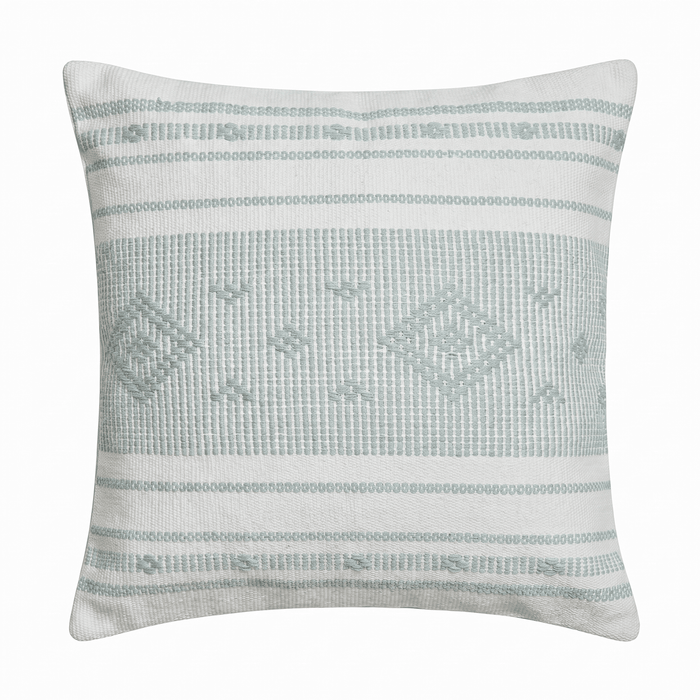 Nerja 45x45cm Cushion Cover - Duck Egg Blue - Laura James