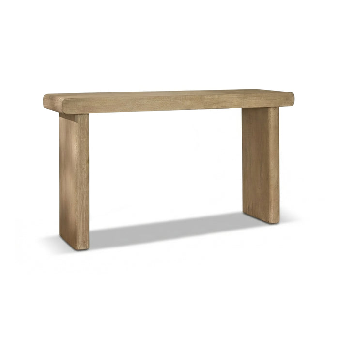 Nevaeh Chalked Mango Wood Console Table - 140cm - Laura James