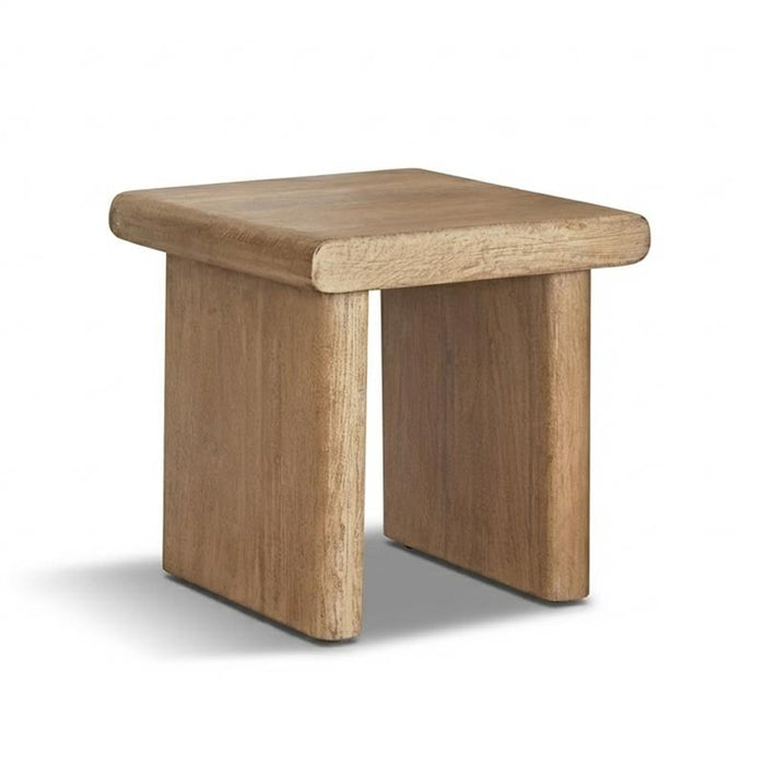Nevaeh Side Table - Chalked Mango Wood - Laura James